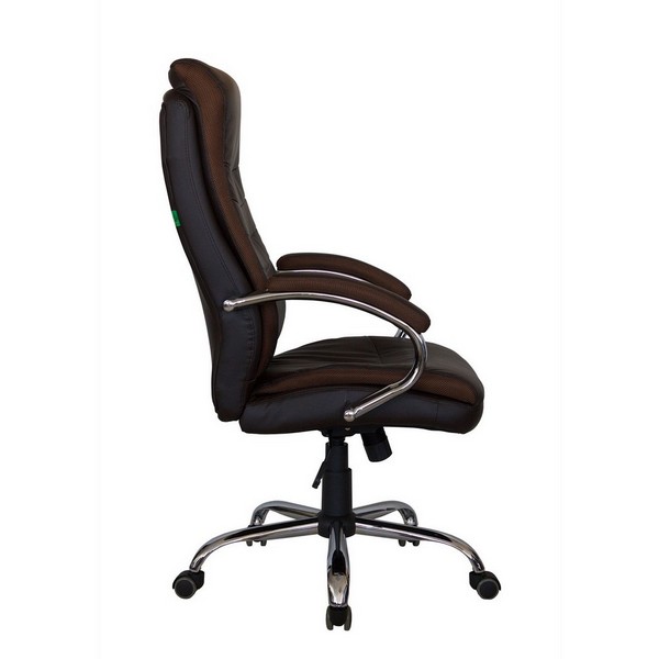 Кресло руководителя Riva Chair 9131 коричневая экокожа