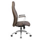 Кресло руководителя Riva Chair 9208 коричневая экокожа