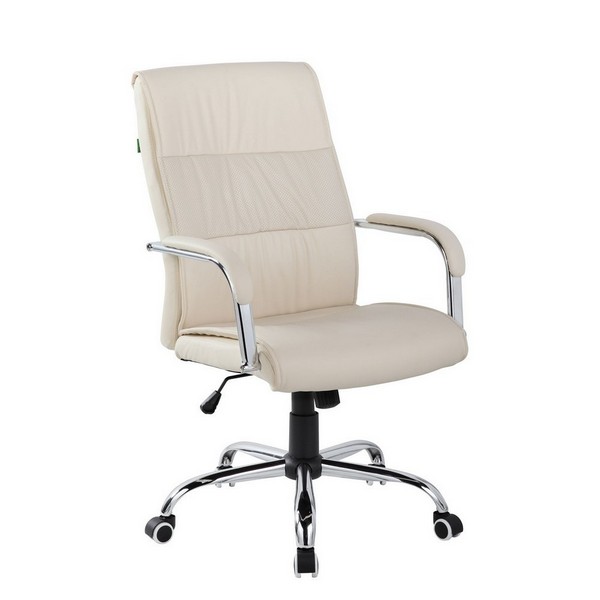 Кресло Riva Chair Atom 9249-1 бежевая экокожа