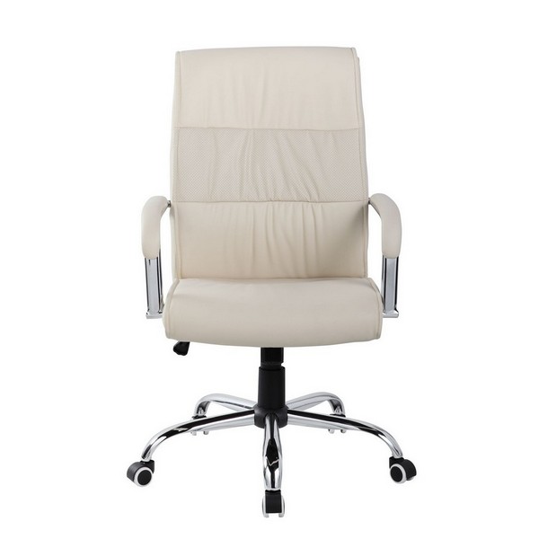 Кресло Riva Chair Atom 9249-1 бежевая экокожа