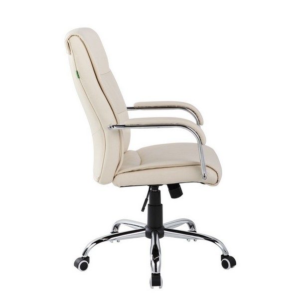 Кресло Riva Chair Atom 9249-1 бежевая экокожа