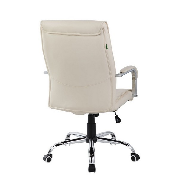 Кресло Riva Chair Atom 9249-1 бежевая экокожа