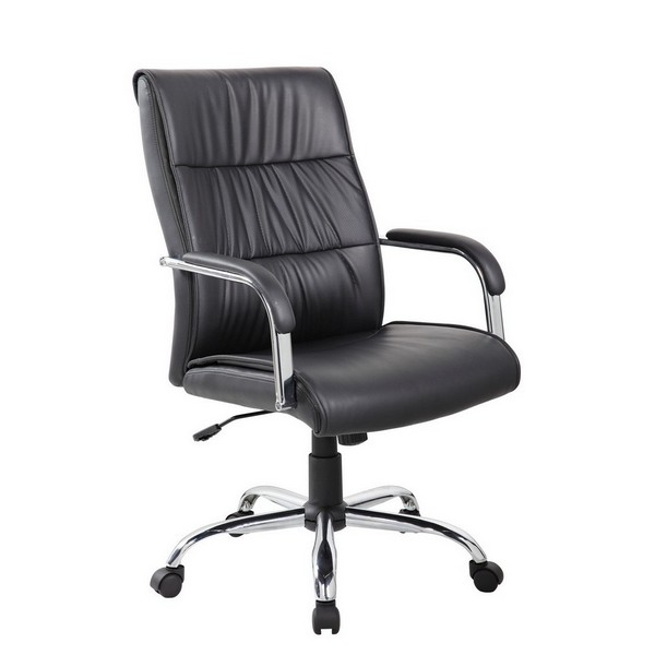 Кресло Riva Chair Atom 9249-1 черная экокожа