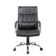 Кресло руководителя Riva Chair 9249-1 черная экокожа