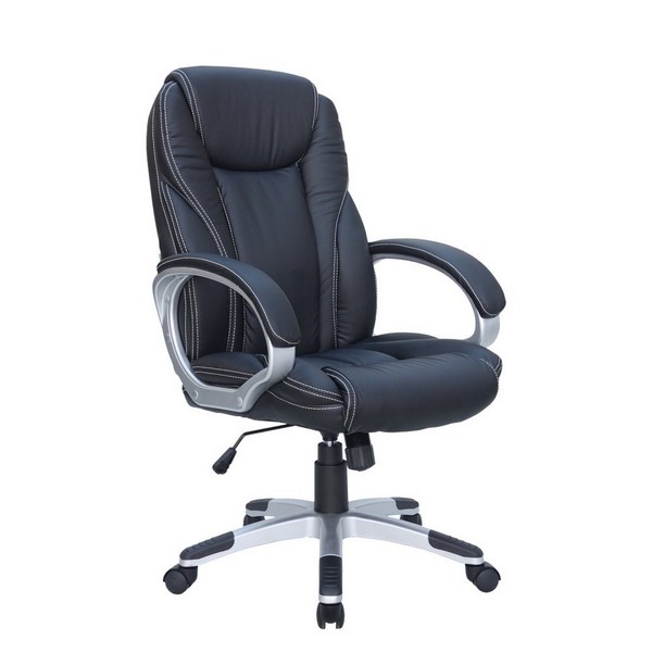 Кресло Riva Chair Ripli 9263 черная экокожа