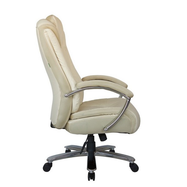 Кресло Riva Chair Boss 9373 бежевая экокожа