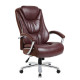 Кресло Riva Chair Boss 9373 коричневая экокожа