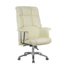 Кресло руководителя Riva Chair 9502 кремовая экокожа