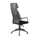 Офисное кресло Riva Chair 7272 черная ткань, черный пластик