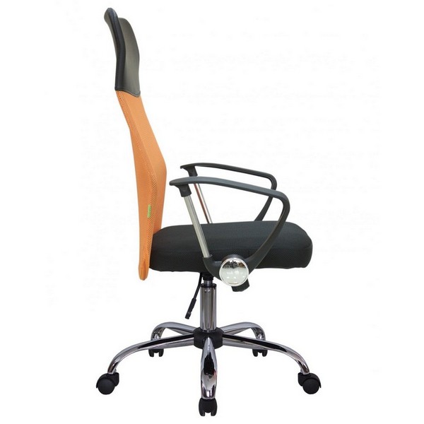 Офисное кресло Riva Chair 8074 оранжевая сетка