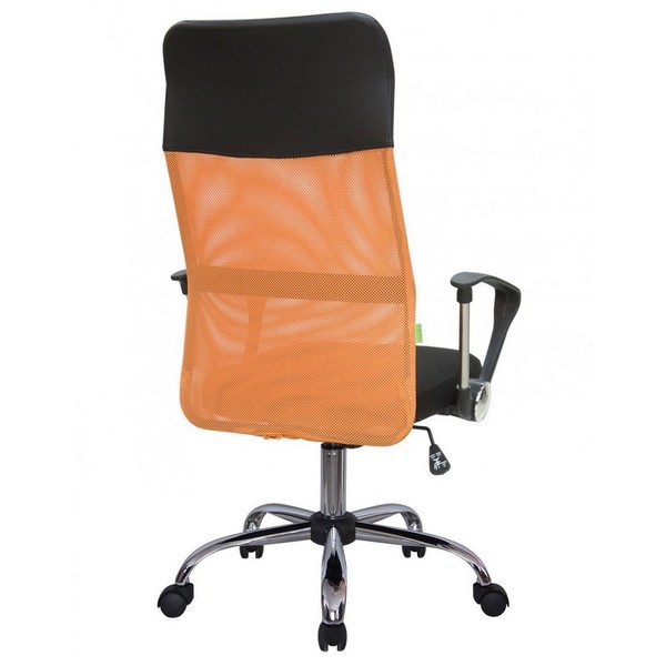 Офисное кресло Riva Chair 8074 оранжевая сетка