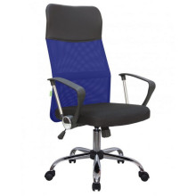 Офисное кресло Riva Chair 8074 синяя сетка