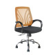 Офисное кресло Riva Chair 8099 E оранжевая сетка
