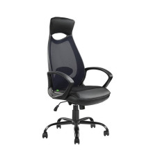 Офисное кресло Riva Chair 840 черная сетка, черная ткань