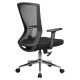 Офисное кресло Riva Chair 871E черная сетка, черная ткань