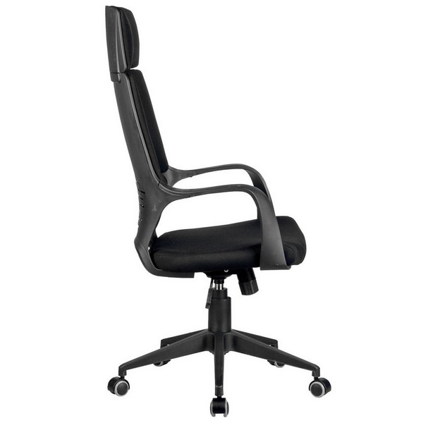 Кресло Riva Chair IQ Rv 8989 черная ткань, черный пластик