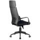 Офисное кресло Riva Chair 8989 черная ткань, черный пластик