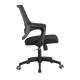 Офисное кресло Riva Chair 928 черная ткань кашемир