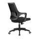 Офисное кресло Riva Chair 928 черная ткань кашемир
