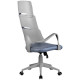 Офисное кресло Riva Chair Sakura альпийское озеро ткань фьюжн, серый пластик