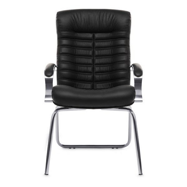Конференц-кресло Orion Chrome D черная кожа