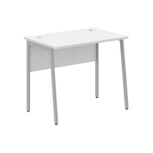 Стол письменный Imago-Plus СП-1.1P белый, серый