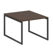 Переговорный стол, 1 столешница на О-образном м/к Metal System Quattro 4x4 40БО.ПРГ-1.1 венге цаво, антрацит