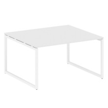 Переговорный стол, 1 столешница на О-образном м/к Metal System Quattro 4x4 40БО.ПРГ-1.3 белый, белый