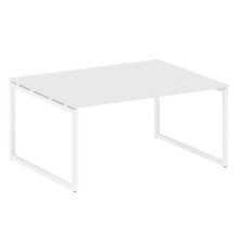 Переговорный стол, 1 столешница на О-образном м/к Metal System Quattro 4x4 40БО.ПРГ-1.4 белый, белый