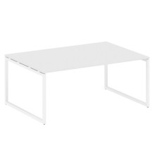 Переговорный стол, 1 столешница на О-образном м/к Metal System Quattro 4x4 40БО.ПРГ-1.5 белый, белый