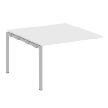 Проходной наборный элемент переговорного стола на П-образном м/к Metal System Quattro 4x4 40БП.ППРГ-2 белый, серый