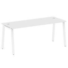 Стол письменный на А-образном м/к Metal System БА.СП-5 Белый/белый