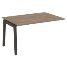 Проходной наборный элемент переговорного стола, опоры - массив дерева Onix Wood OW.NPRG-3 дуб аризона, дуб темный